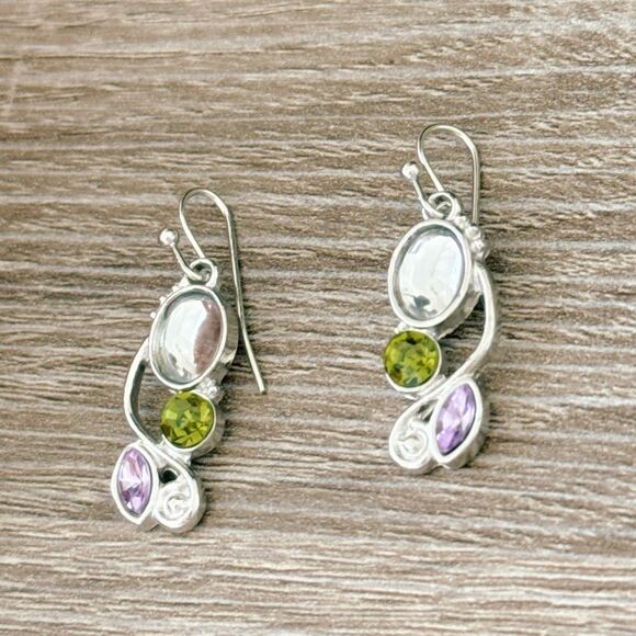 Bohemian earrings N611 - Picture 3 of 5